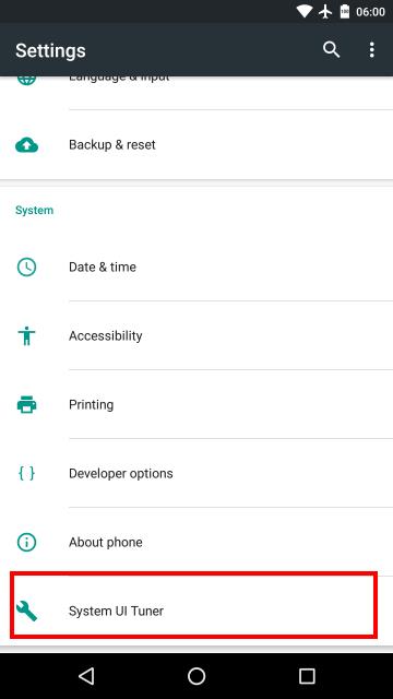 use_system_UI_tuner_in_Android_Marshmallow_3_enable_system_ui_tuner_settings