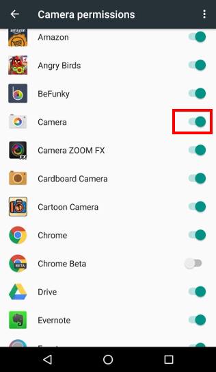  manage specific app permissions in Android Marshmallow