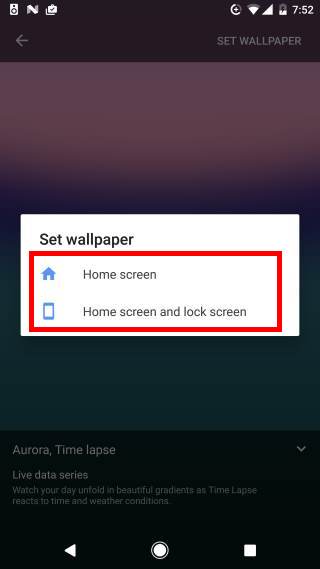 How to set up Android Nougat lock screen wallpaper? - Android Guides