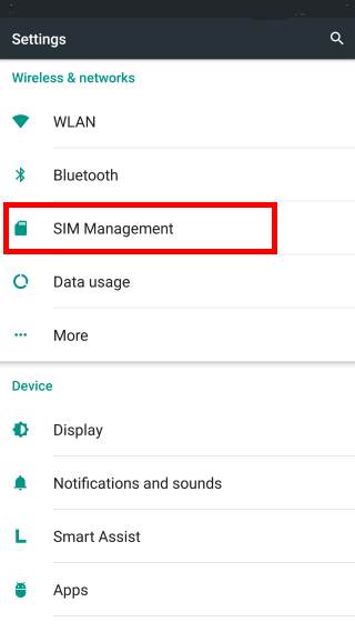 assign default SIM card for calls, messages and mobile data in dual SIM Android phones