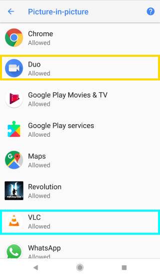 How to grant permission for picture-in-picture (PIP) mode in Android Oreo?