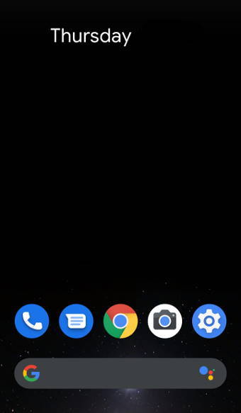 Android 10 Home screen