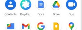 Android Apps menu