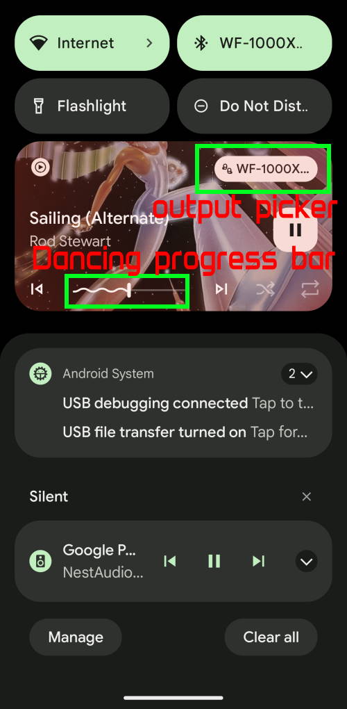 New features of Android 13: revamped media player