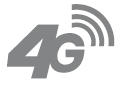 4G network is transmitting data icon