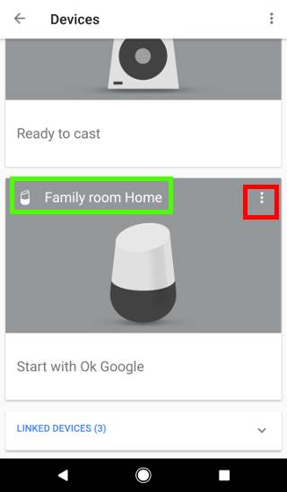 customize Google Home settings