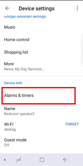 adjust alarm volume and timer volume in Google Home, Google Home Mini and Google Home Max