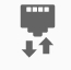Meaning of  USB related Galaxy S10 status icons and notification icons: USB ethernet