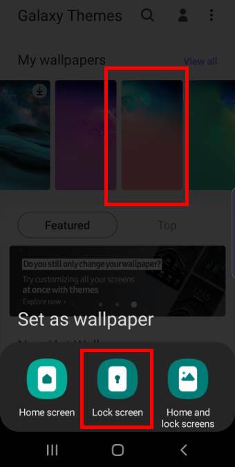 choose wallpaper