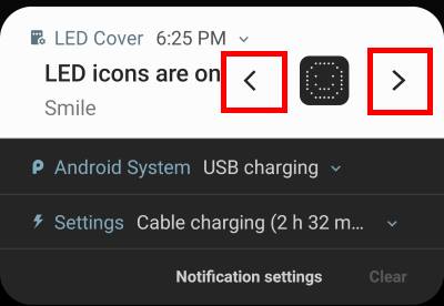 use light control (Mood Lighting and LED icon) of Galaxy S10 LED cover