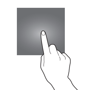 Tap gesture illustration