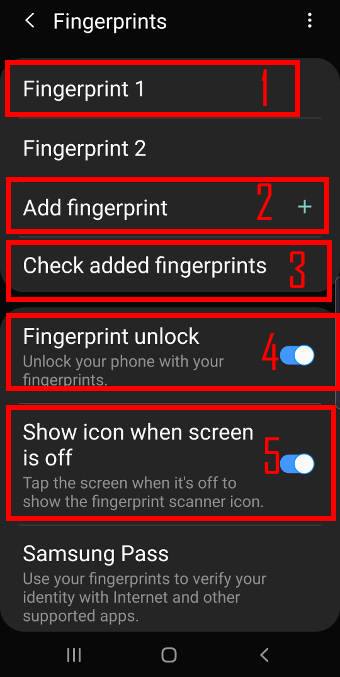 use_new_fingerprint_reader_on_S10_7_manage_fingerprints