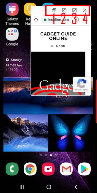 manage the pop-up view Multi Window