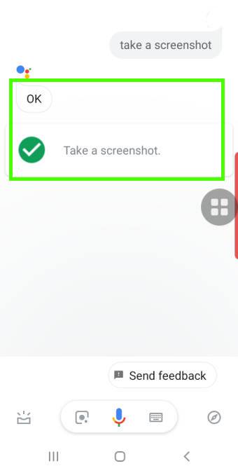 Use Google Assistant voice command to take screenshots on Galaxy S10
