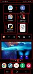 Understanding items on Galaxy S20 Home screen