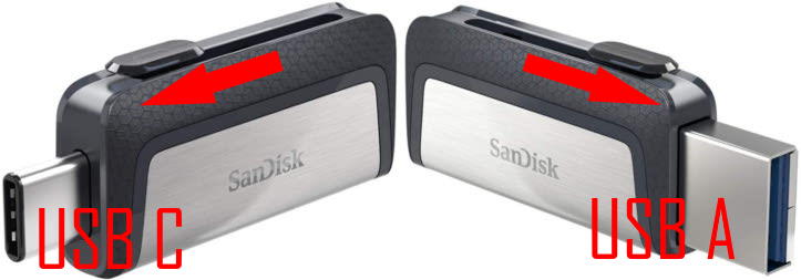 How does Sandisk Ultra Dual Drive USB Type-C work