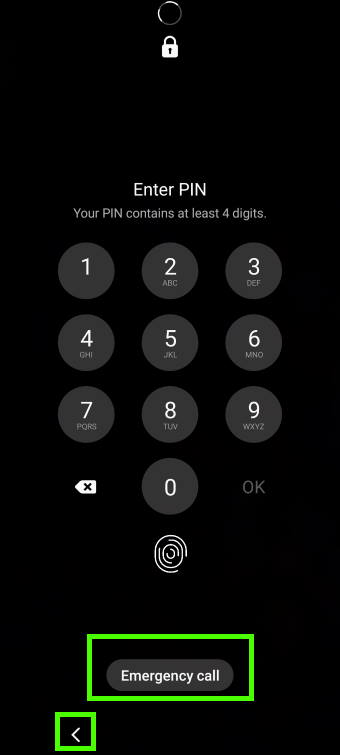 enter PIN/password/pattern to unlock Galaxy S21 