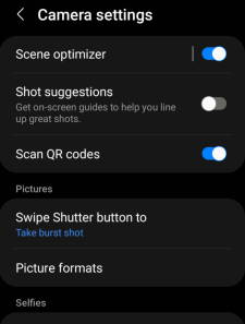 A complete guide to Galaxy S22 camera settings
