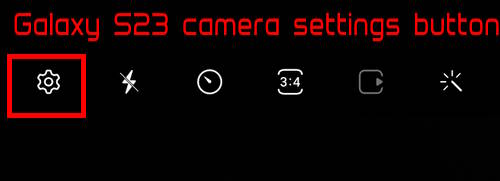 access Galaxy S23 Camera Settings