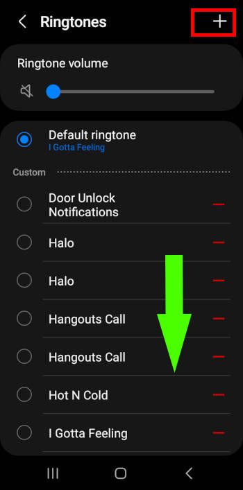 choose or add ringtone for the contact