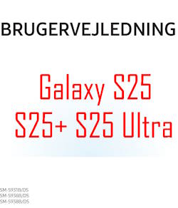 Samsung Galaxy S25 user manual in Danish language (dansk) with Android 15 (One UI 7)
