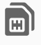 Preferred SIM card icon on the dual SIM version of Galaxy S25