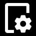 Lock screen settings notification icon