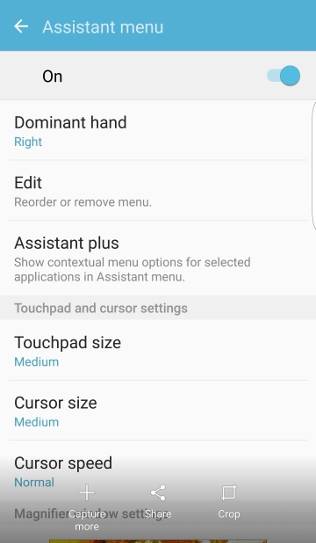 take screenshot on Galaxy S7 and Galaxy S7 edge and use Galaxy S7 scroll capture, save screenshot