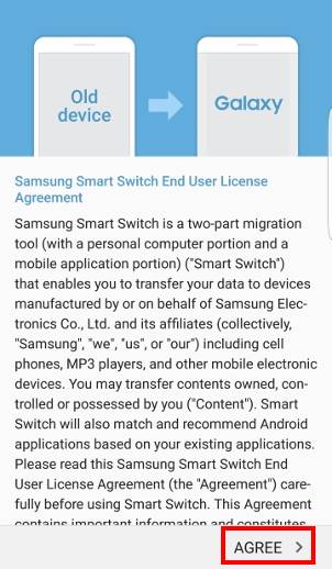 Switch to Galaxy S7: how to migrate old phone data to Galaxy S7 and Galaxy S7 edge with SmartSwitch EULA