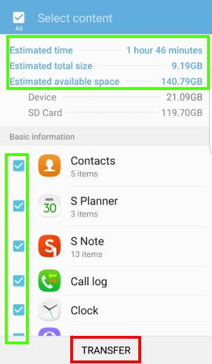 Switch to Galaxy S7: how to migrate old phone data to Galaxy S7 and Galaxy S7 edge with Smart Switch data to be migrated