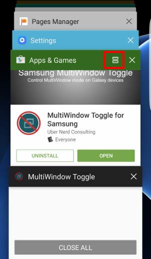 disable Multi Window on Galaxy S7 and Galaxy S7 edge