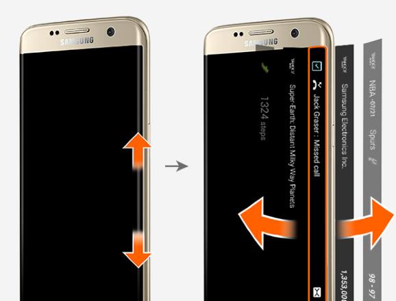 access edge feeds in edge screen on Galaxy S7 edge and Galaxy S6 edge