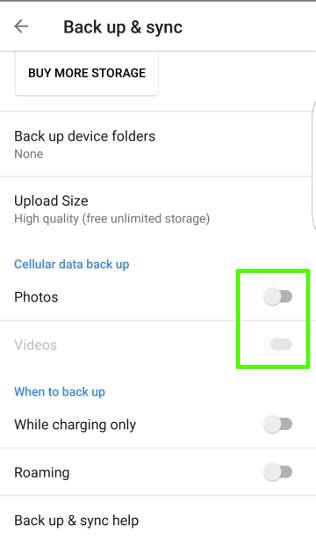 Automatically back up Galaxy S7 photos and videos