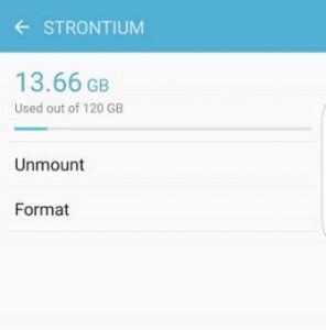 how to format sd card on galaxy s7