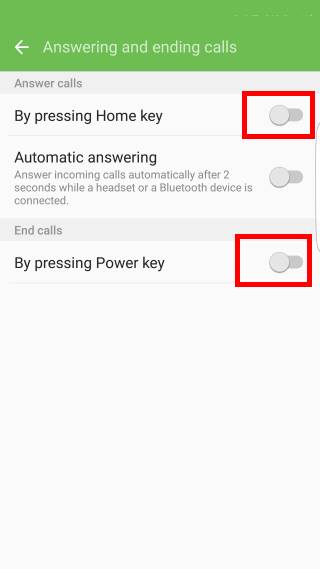 Use power button to mute Galaxy S7 ringtone