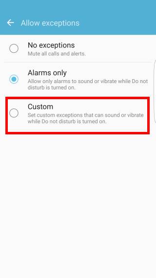  use Do not Disturb (DnD) to silence Galaxy S7 ringtone
