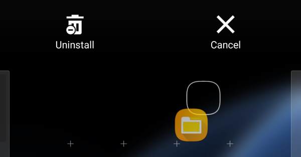  disable and uninstall apps in Galaxy S7 when apps screen is in normal mode 