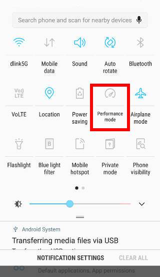 use Galaxy S7 performance mode in Android Nougat update for Galaxy S7 and Galaxy S7 edge