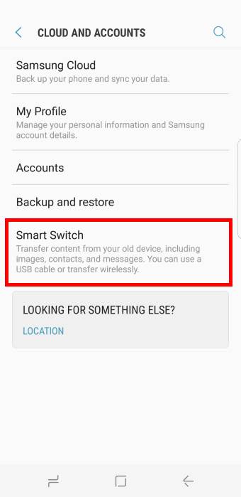 Use USB cable to transfer data from old device to Galaxy S8 and S8+