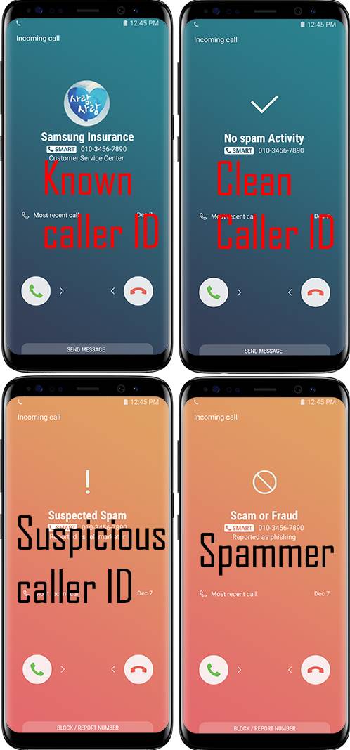 Use Samsung smart call feature to automatically block spammers and unwanted calls in Galaxy S8 and S8+