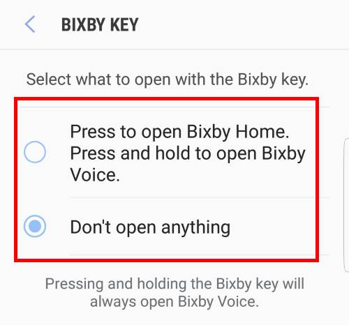 isable Bixby button for Bixby Home