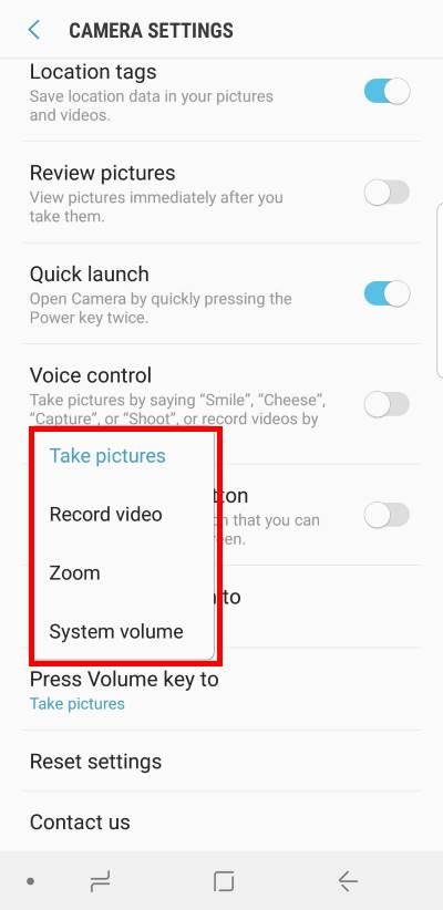 Understand and use Galaxy S9 camera settings