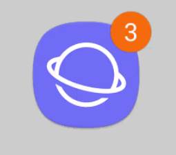 What is Galaxy S9 notification number badge (notification dots)?