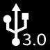 USB related Galaxy S9 status icons and notification icons: USB 3.0 support