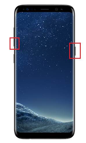 use hardware buttons to take screenshots on Galaxy S9 and S9+