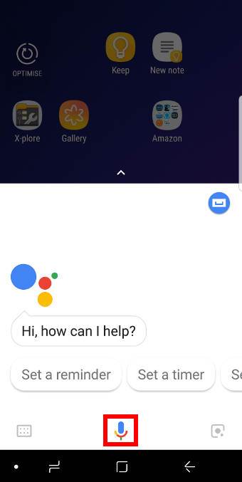 using Google Assistant to take screenshots on Galaxy S9 and S9+