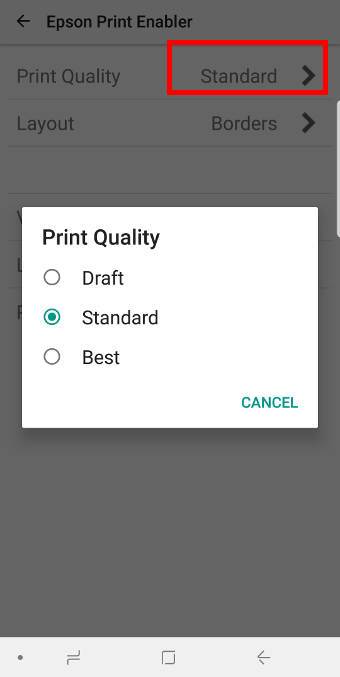 Use wireless printing on Galaxy S9 and S9+ to print a photo