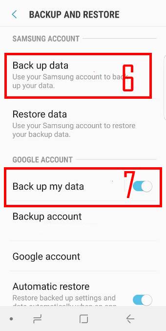use Samsung Cloud to back up Galaxy S9 and S9+