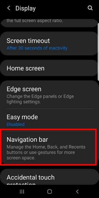  enable and disable the new navigation gestures in Android Pie update for Galaxy S9 and S9+